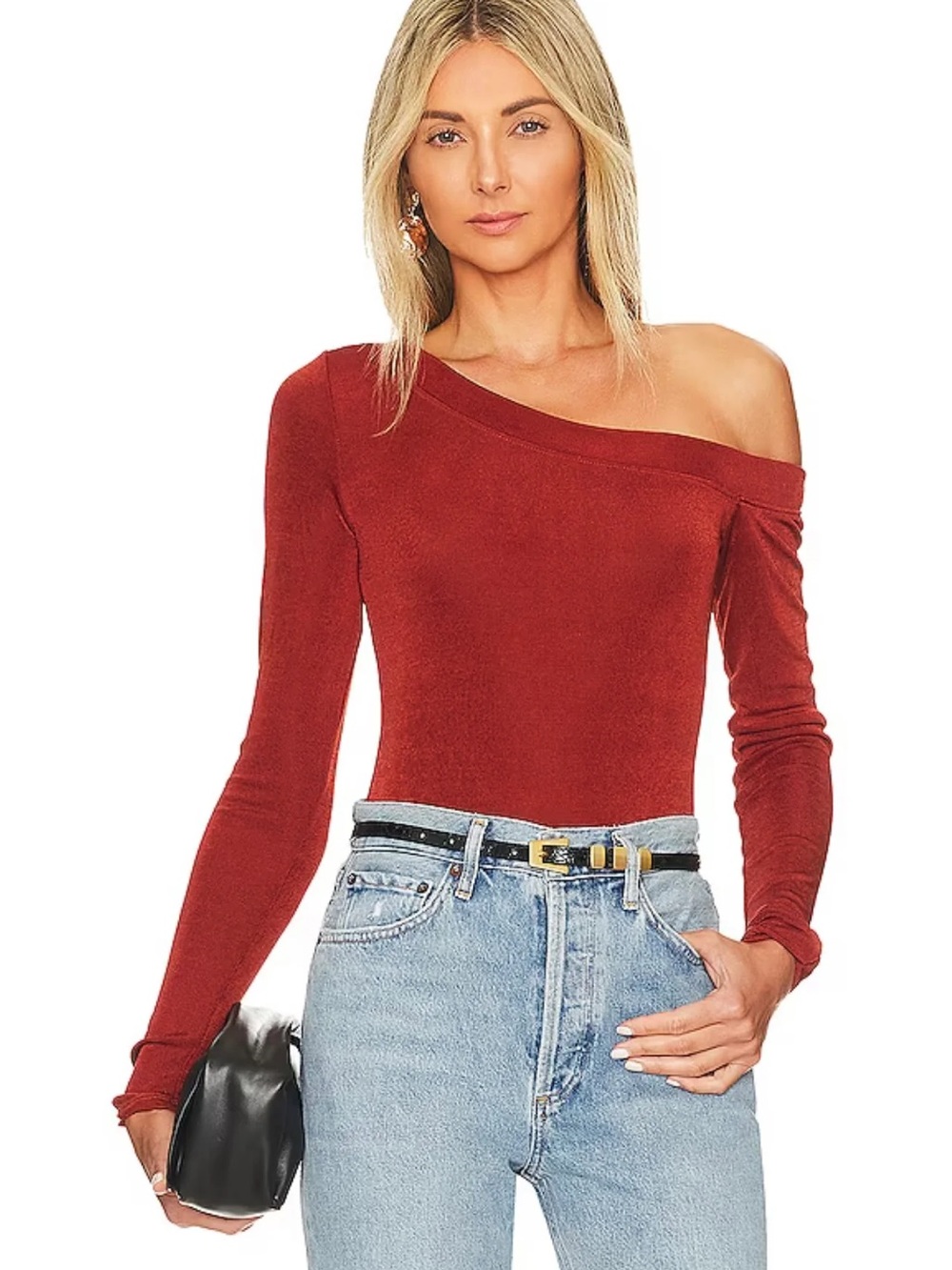FREE PEOPLE OffShoulder THAT’S HOT Bodysuit - Picture 2 of 7
